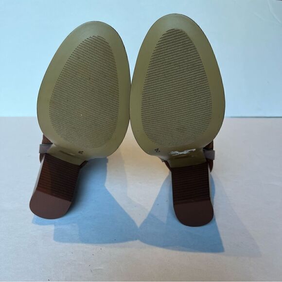 Cato Women's Heeled Brown Faux Suede Ankle Boots Size 9M - Picture 5 of 9